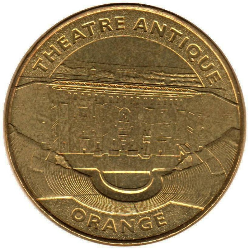 84-1449 - Orange - Théâtre antique - aérienne - 2015 84-1449 - Orange - Théâtre antique - aérienne - 2015