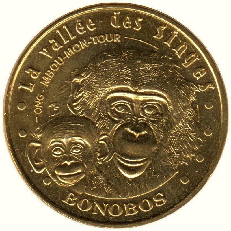 86-1186 - La Vallée des Singes - Les bonobos - 2014