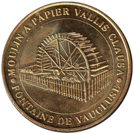 84-0321 - Moulin à papier Vallis Clausa La roue - 2008 84-0321 - Moulin à papier Vallis Clausa La roue - 2008