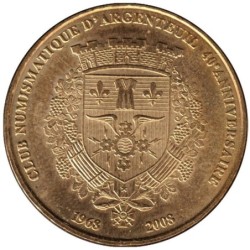 95-0690 - Club Numismatique d'Argenteuil - 40e anniversaire - Le blason - 2008