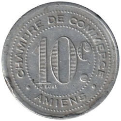 AMIENS - 1.1 - Monnaie de nécessité - 10 centimes 1920 - TB+