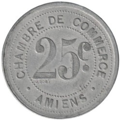 AMIENS - 1.2 - Monnaie de nécessité - 25 centimes 1920 - TTB