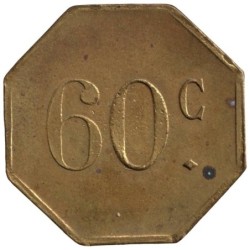 CANNES - 1.3 - Monnaie de nécessité - 60 centimes - TTB