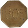 CANNES - 1.3 - Monnaie de nécessité - 60 centimes - TTB