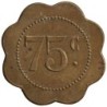 CANNES - 1.4 - Monnaie de nécessité - 75 centimes - TTB