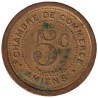 AMIENS - 1.11 - Monnaie de nécessité - 5 centimes 1921 - Essai - TTB