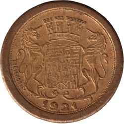 AMIENS - 1.11 - Monnaie de nécessité - 5 centimes 1921 - Essai - TTB