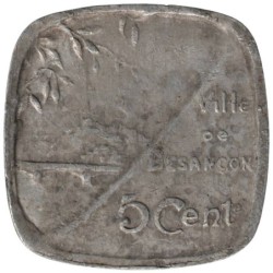 BESANCON - 1.1 - Monnaie de nécessité - 5 centimes 1917 - B+