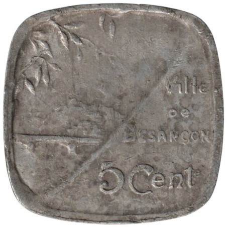 BESANCON - 1.1 - Monnaie de nécessité - 5 centimes 1917 - B+