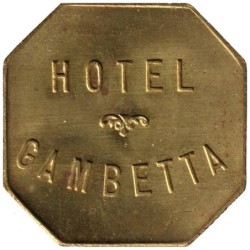 DIVERS - Monnaie de nécessité - Hôtel Gambetta - 50 centimes - TTB+
