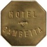 DIVERS - Monnaie de nécessité - Hôtel Gambetta - 50 centimes - TTB+