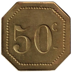 DIVERS - Monnaie de nécessité - Hôtel Gambetta - 50 centimes - TTB+