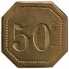 DIVERS - Monnaie de nécessité - Hôtel Gambetta - 50 centimes - TTB+