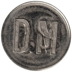 DIVERS - Monnaie de nécessité - D.M - 25 centimes - TTB+