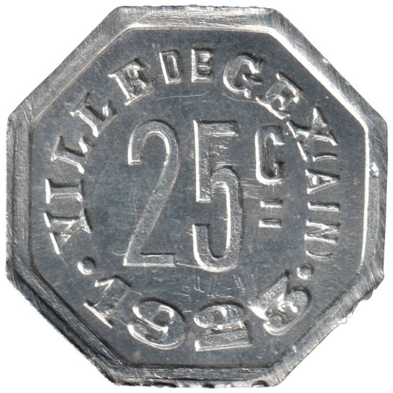 GEX - 1.3 - Monnaie de nécessité - 25 centimes 1923 - SUP GEX - 1.3 - Monnaie de nécessité - 25 centimes 1923 - SUP
