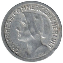 HERAULT - 2.11 - Monnaie de nécessité - 25 centimes 1921-1924 - TB+