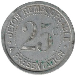 HERAULT - 3.3 - Monnaie de nécessité - 25 centimes 1921 - TB