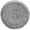 HERAULT - 3.5 - Monnaie de nécessité - 5 centimes 1922 - TTB