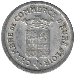 EURE ET LOIR - 1.1 - Monnaie de nécessité - 5 centimes 1922 - TB+