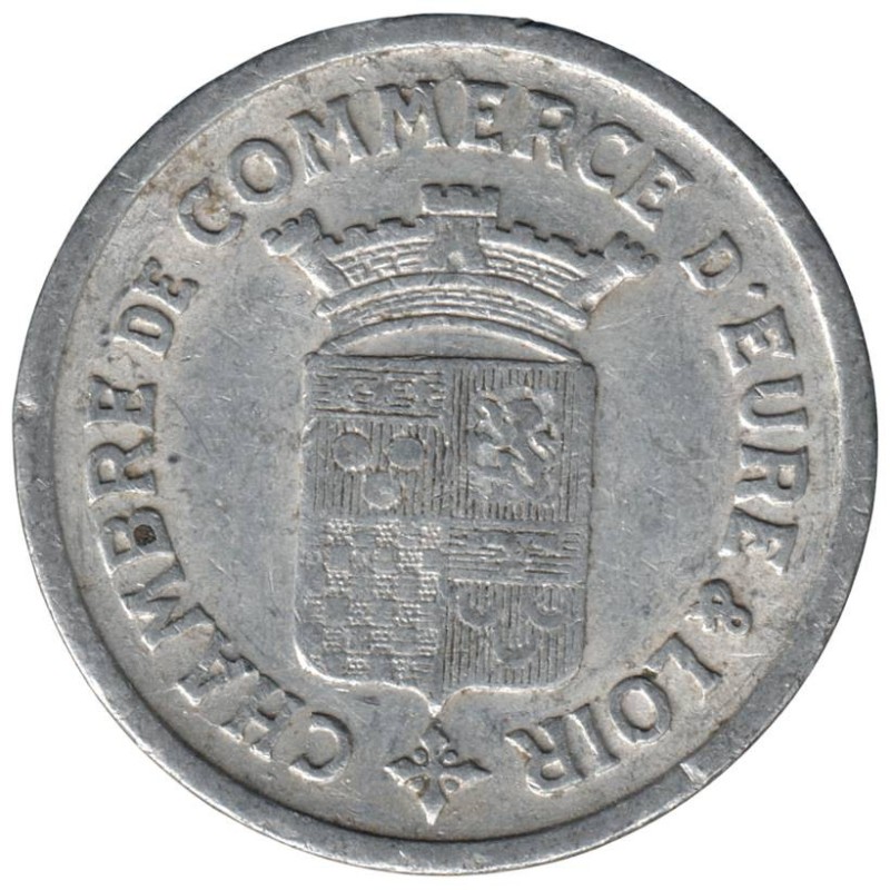 EURE ET LOIR - 1.2 - Monnaie de nécessité - 10 centimes 1922 - TB+ EURE ET LOIR - 1.2 - Monnaie de nécessité - 10 centimes 1922 - TB+