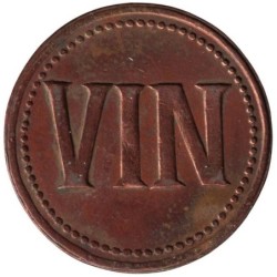 LYON - Monnaie de nécessité - Manufacture Lyonnaise de Matières Colorantes - Vin - TTB