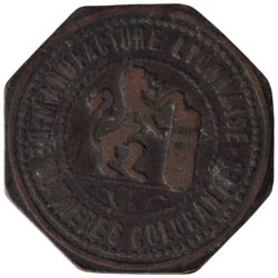 LYON - Monnaie de nécessité - Manufacture Lyonnaise de Matières Colorantes - Dessert - TTB-