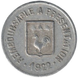 MAZAMET - 4.2 - Monnaie de nécessité - Alquier Frères - 5 centimes 1922 - TB