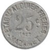MAZAMET - 4.3 - Monnaie de nécessité - Alquier Frères - 25 centimes 1922 - TB-