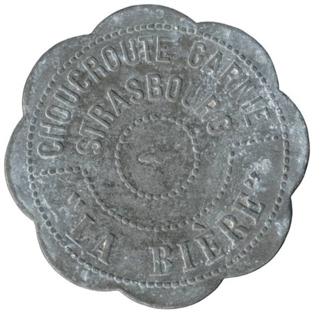 PARIS - B290 - Monnaie de nécessité - Brasserie La Bière - Choucroute Garnie - TTB- PARIS - B290 - Monnaie de nécessité - Brasserie La Bière - Choucroute Garnie - TTB-