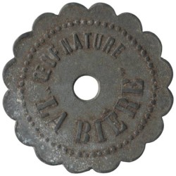 PARIS - B290 - Monnaie de nécessité - Brasserie La Bière - uf nature - TTB