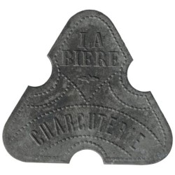 PARIS - B290 - Monnaie de nécessité - Brasserie La Bière - Charcuterie - TTB+