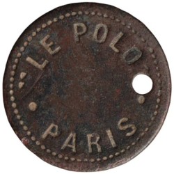 PARIS - Monnaie de nécessité - Le Polo - 20 centimes - TTB