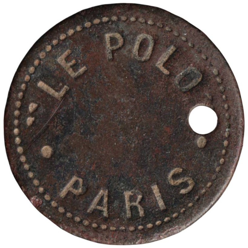 PARIS - Monnaie de nécessité - Le Polo - 20 centimes - TTB
