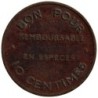 LYON - E3.1 - Monnaie de nécessité - Eden Bars - 10 centimes - TB+
