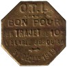 LYON - O2.2 - Monnaie de nécessité - O.T.L. - 10 centimes 1919 - TB+