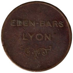 LYON - E3.1 - Monnaie de nécessité - Eden Bars - 10 centimes - TB+