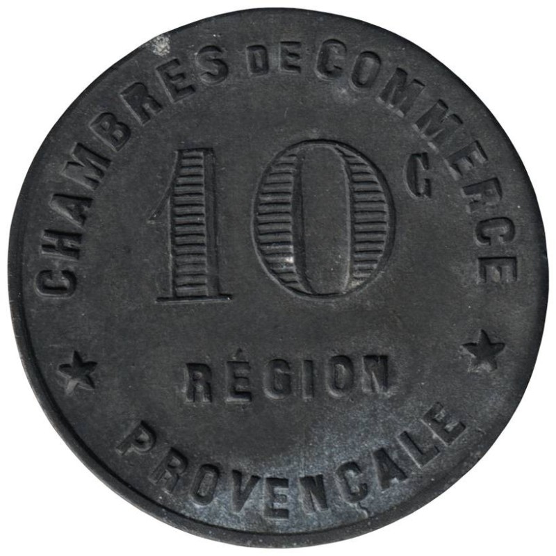 PROVENCALE (REGION) - 1.2 - Monnaie de nécessité - 10 centimes - SUP PROVENCALE (REGION) - 1.2 - Monnaie de nécessité - 10 centimes - SUP