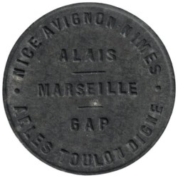 PROVENCALE (REGION) - 1.2 - Monnaie de nécessité - 10 centimes - SUP