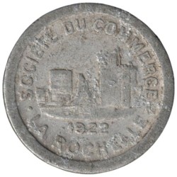 ROCHELLE (LA) - 1.4 - Monnaie de nécessité - 5 centimes 1922 - TB