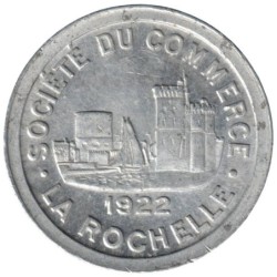 ROCHELLE (LA) - 1.5 - Monnaie de nécessité - 10 centimes 1922 - SUP