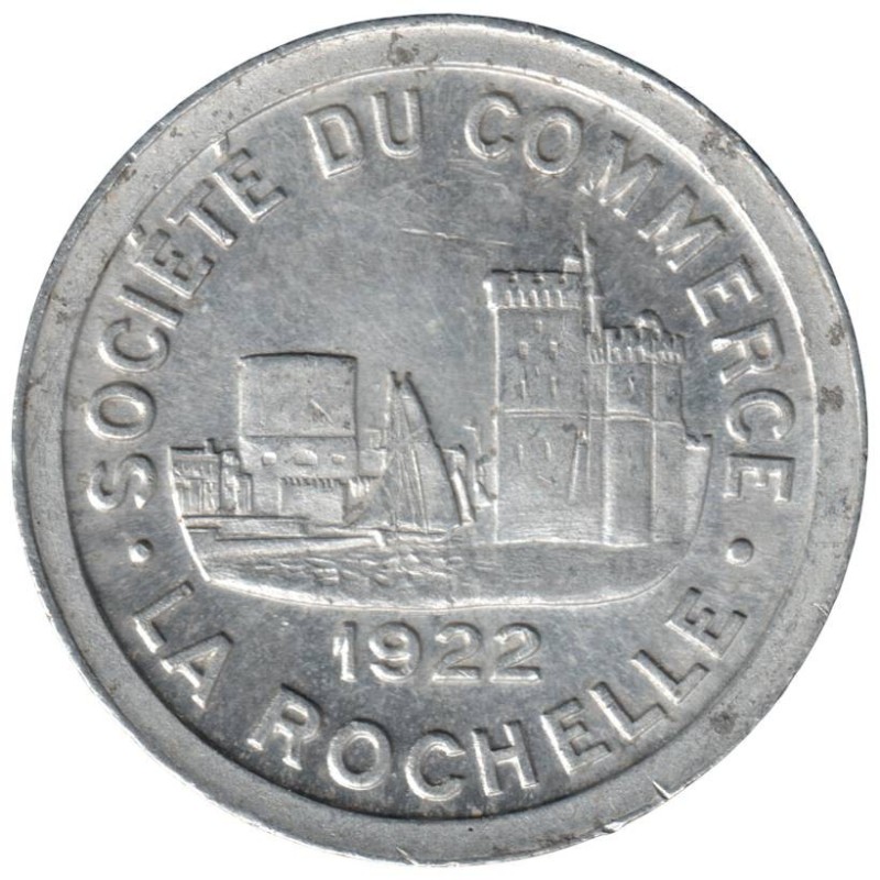 ROCHELLE (LA) - 1.5 - Monnaie de nécessité - 10 centimes 1922 - SUP