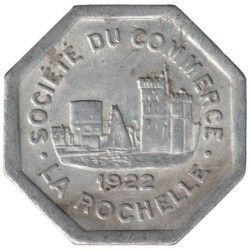 ROCHELLE (LA) - 1.6 - Monnaie de nécessité - 25 centimes 1922 - TTB