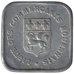 ROUEN - 2.3 - Monnaie de nécessité - 25 centimes 1920 - TTB-