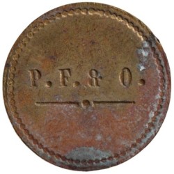 SAINT BEL - Monnaie de nécessité - Société P.F. et O - 5 centimes - TB+