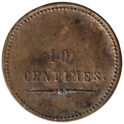 SAINT BEL - Monnaie de nécessité - Société P.F. et O - 10 centimes - TB+