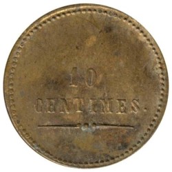 SAINT BEL - Monnaie de nécessité - Société P.F. et O - 10 centimes - TB+