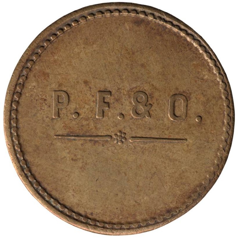 SAINT BEL - Monnaie de nécessité - Société P.F. et O - 1 franc - TTB- SAINT BEL - Monnaie de nécessité - Société P.F. et O - 1 franc - TTB-