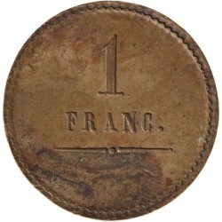 SAINT BEL - Monnaie de nécessité - Société P.F. et O - 1 franc - TTB-