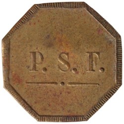 SAINT BEL - Monnaie de nécessité - Société P.S.F (Perret et ses fils)  - Octogonal - TTB