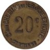 SAINT ETIENNE - 175.3 - Monnaie de nécessité - 20 centimes - Chiffres de 8mm - TB+